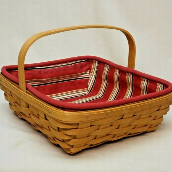 Longaberger 2005 Napkin Basket with Liner - Picture 4 of 14